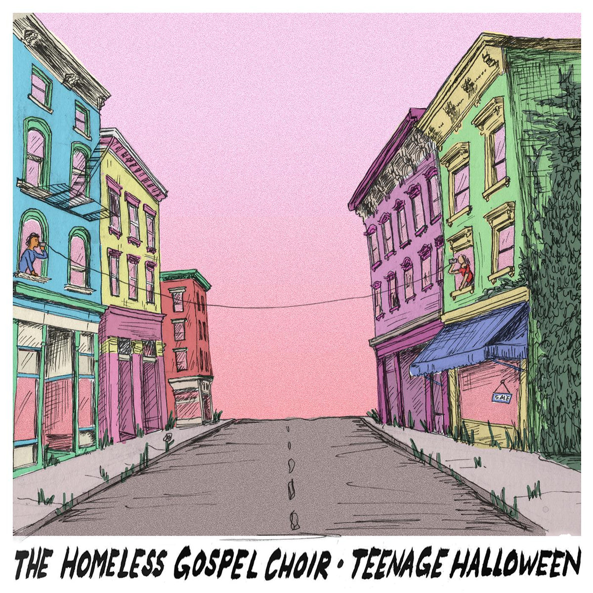 The and Teenage Halloween Homeless Gospel Choir - The Homeless Gospel Choir " Teenage Halloween (OPAQUE YELLOW VINYL) - Vinyl