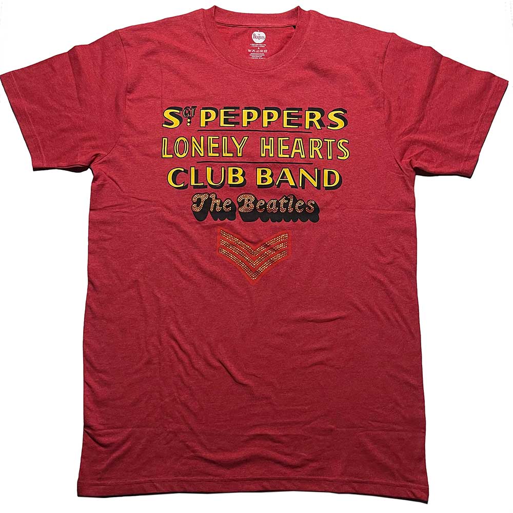 The Beatles - Sgt Pepper Stacked - T-Shirt