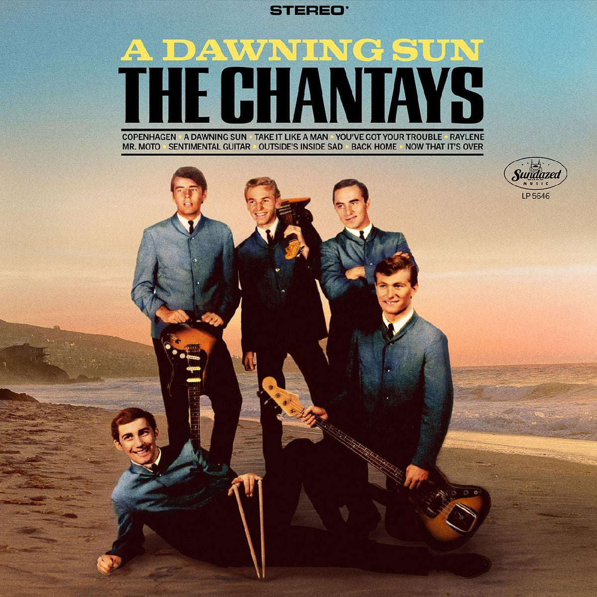 The Chantays - A Dawning Sun (SEAGLASS BLUE VINYL) - Vinyl