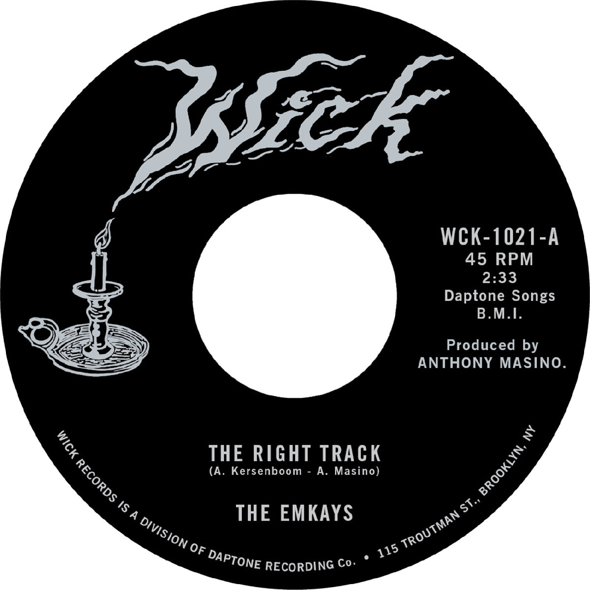 The Emkays - The Right Track b/w Make it True - Vinyl