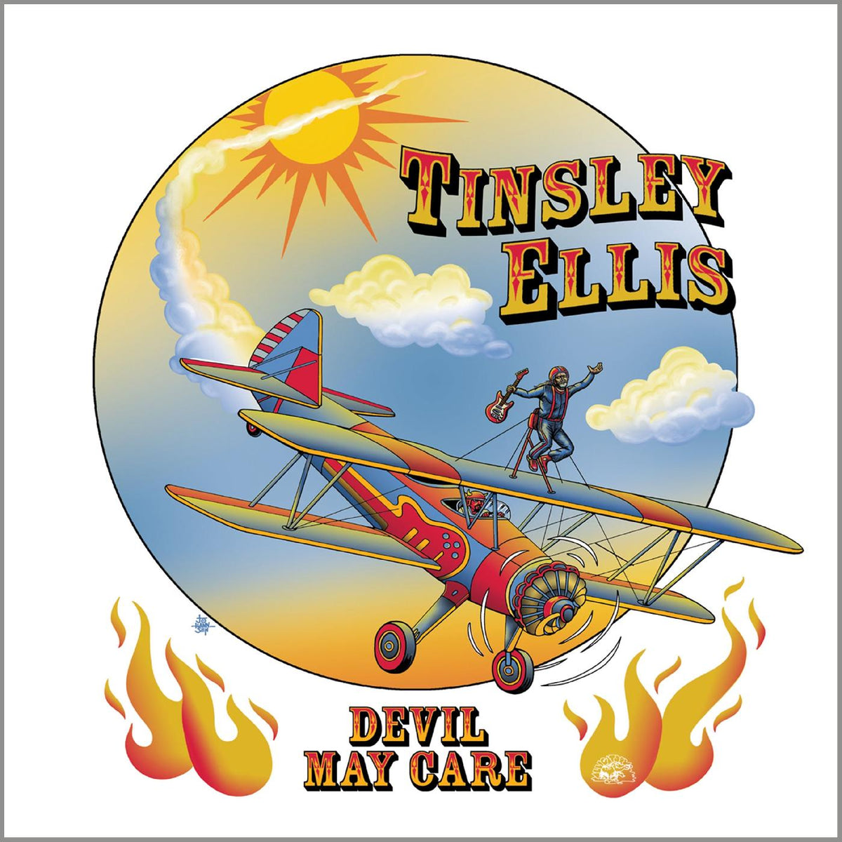 Tinsley Ellis - Devil May Care (TRANSLUCENT RED VINYL) - Vinyl