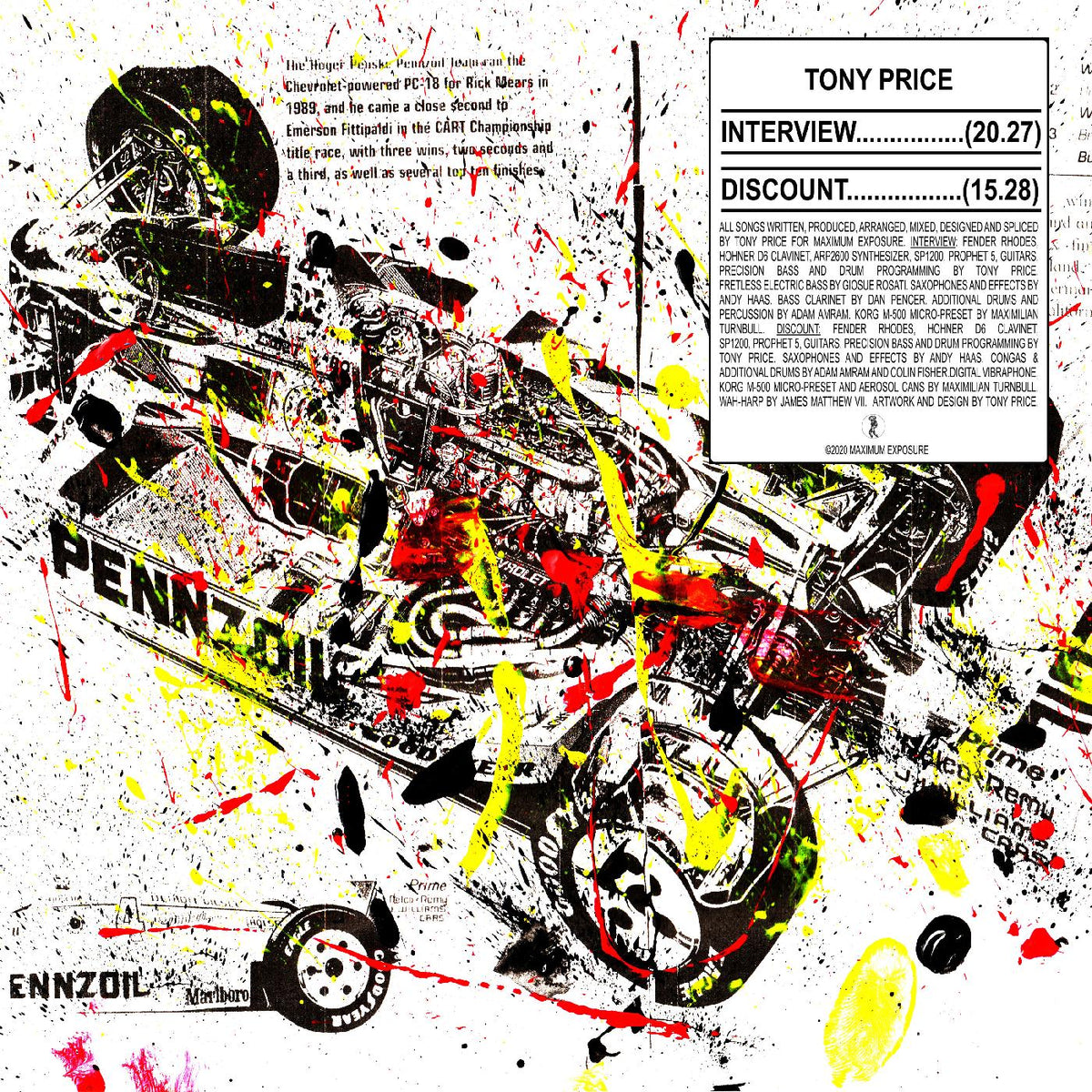 Tony Price - Interview / Discount - Vinyl