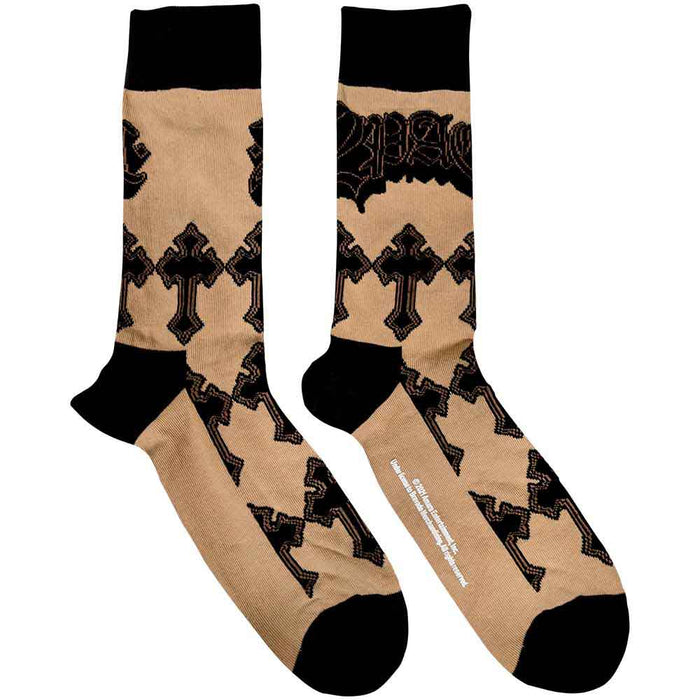 Tupac - Crosses - Socks