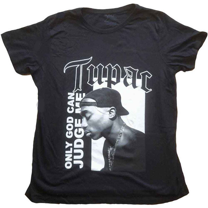 Tupac - Only God Text - T-Shirt