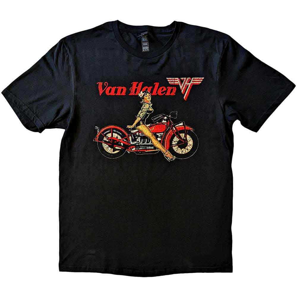 Van Halen - Pin-up Motorcycle - T-Shirt