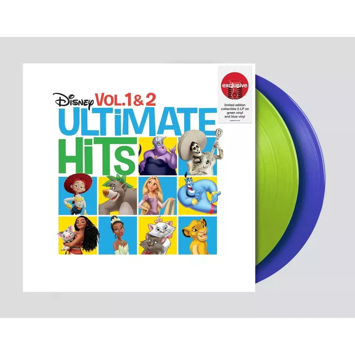 Various Artists - Disney Ultimate Hits Vol.1 & 2 (Limited Edition, Green & Blue Vinyl) (2 Lp's) - Vinyl