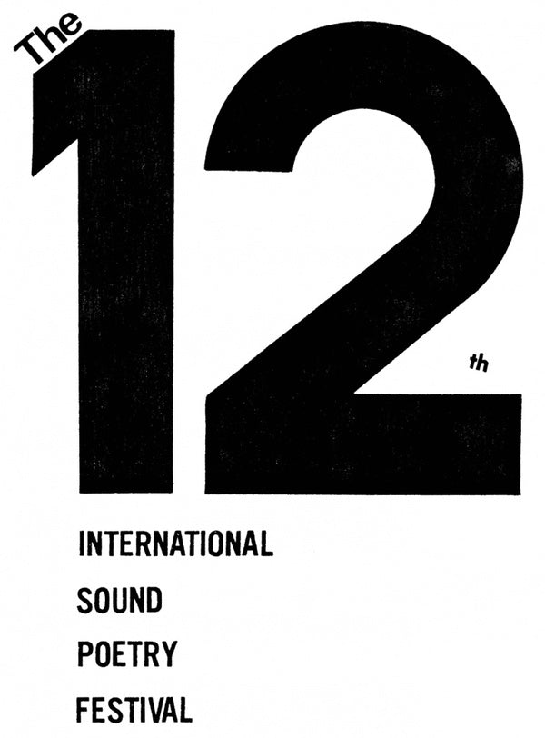 Various Atrists - The 12Th Annual International Sound Poetry Festival - Cassette