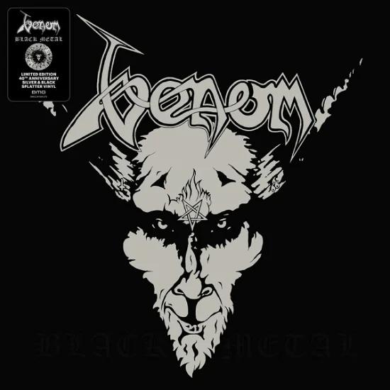 Venom - Black Metal (40th Anniversary Edition) (Limited Edition, Silver & Black Splatter Vinyl) - Vinyl