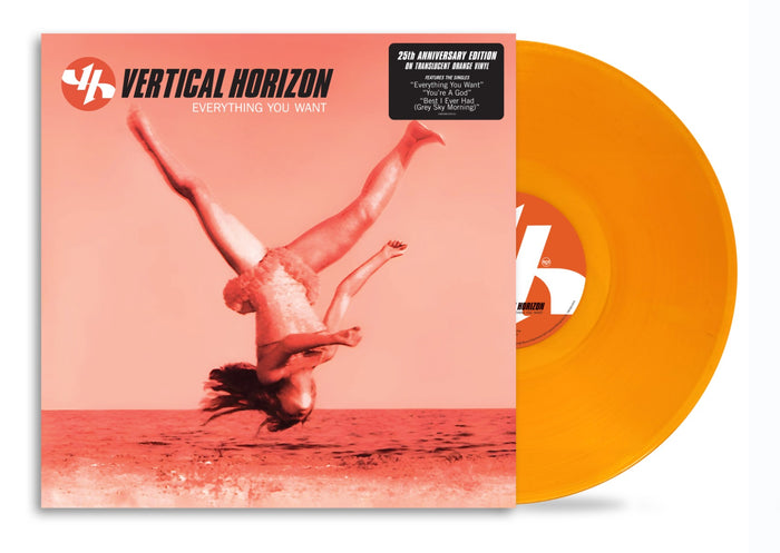 Vertical Horizon - Everything You Want: 25th Anniversary Edition (Clear Vinyl, Orange) - Vinyl