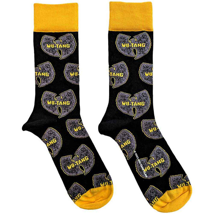 Wu-tang Clan - Grey Logos - Socks